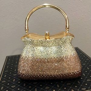 Letty evening bag ombré Swarovski hard bag w/strap
